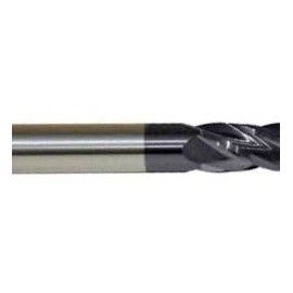 Endmill 1mm 4 Filos Nariz Bola Recubrimiento TiAlN