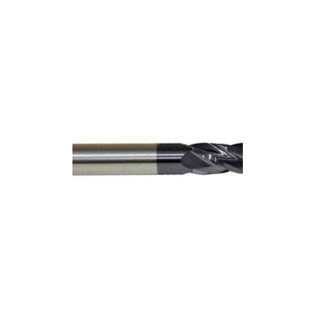 Endmill 1mm 4 Filos Nariz Bola Recubrimiento TiAlN