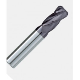 Endmill 3/16? 4 Filos Recubierto TiAlN Radio de Esquina .015”