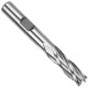 ENDMILL 4F CC E/M HSS 4MM X3/8X1/2X2-3/8