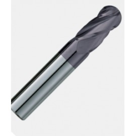 Endmill 5mm 4 Filos Nariz Bola Recubrimiento TiAlN