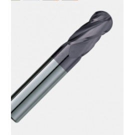 Endmill 6mm 4 Filos Nariz Bola Recubrimiento TiAlN