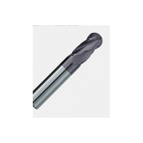 Endmill 6mm 4 Filos Nariz Bola Recubrimiento TiAlN