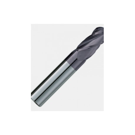 Endmill 8mm 4 Filos Nariz Bola Recubrimiento TiAlN