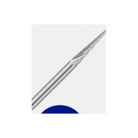 Rima Rotativa Carburo de Doble Corte SM-43D 1/8?? con Forma de Cono Plano